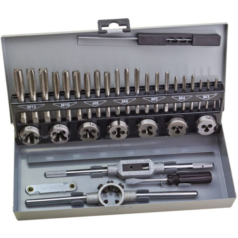 Dema - Tarauds et filières 33 pièces en coffret