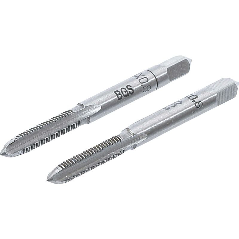Tarauds et filières pré-taraud et filière M5 x 0,8 2 pièces bgs 1900-M5X0.8-B