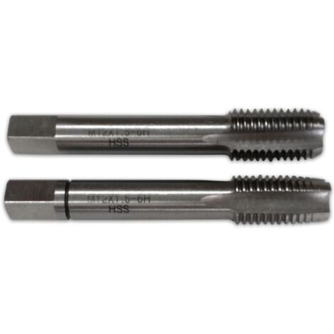 Tarauds Fins HSS 2 Passes - Jeu de 2 Tarauds
