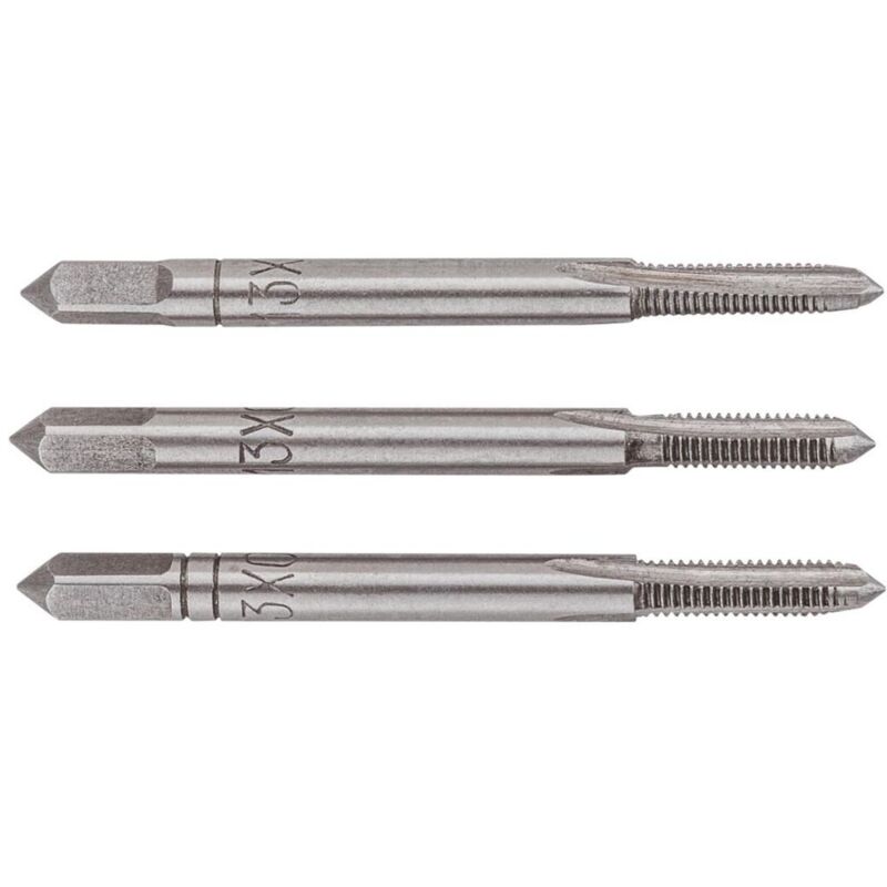 Tarauds Topex M4 - 3 pièces - Outils pour filetages intérieurs