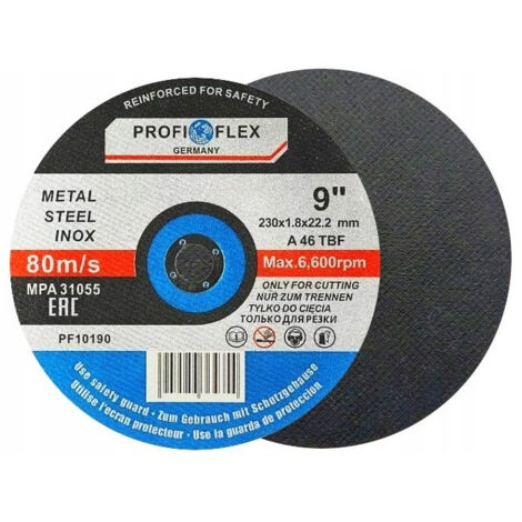 Tarcza do cięcia metalu 230 x 1,8 x 22,2mm profi