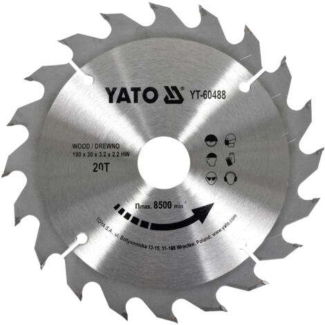 Tarcza widiowa 190x30mm 20Z