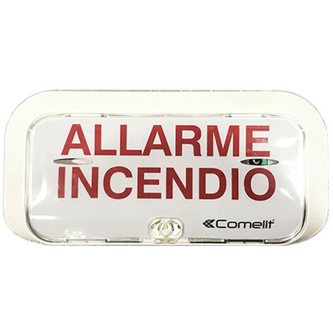 Targa ottico acustica di segnalazione Comelit EN54-3/2 48CLU003