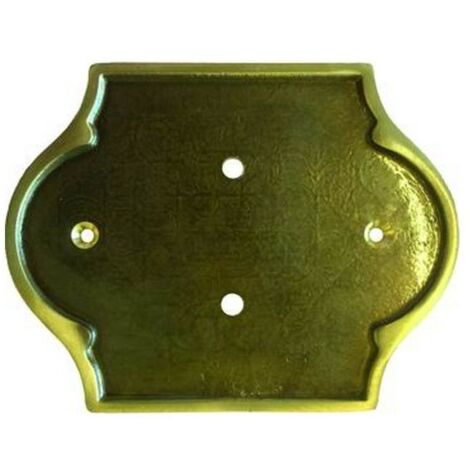 Targa Portanumeri Ottone Bronzato 1 Posto
