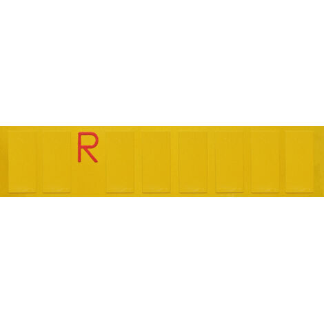 Targa ripetitrice provvisoria per rimorchi - 480x110 mm