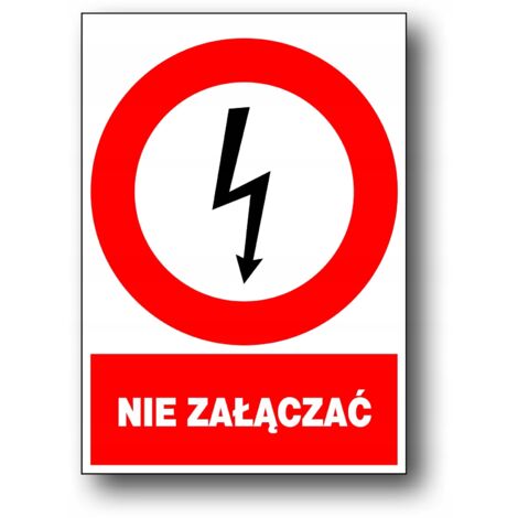 TARGA segnaletica ZEZ/A-3 elettrica NON ACCENDERE