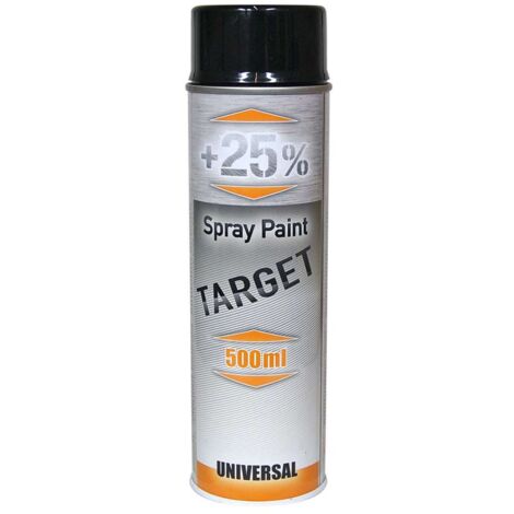 Target Vernice Spray - Nero Profondo Lucido - 500 ml