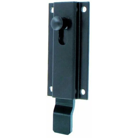 TARGETTE ALU NOIR CONTRE COUDEE 120
