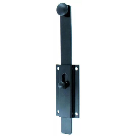TARGETTE ALU NOIR DROITE 220MM