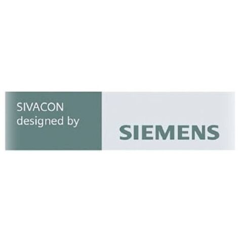 Targhetta Contrassegno Colonna Sivacon S4 ( Siemens Cod. 8Pq94000Ba06 )