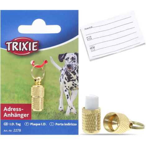 Targhetta identificativa per cani o gatti Golden Trixie