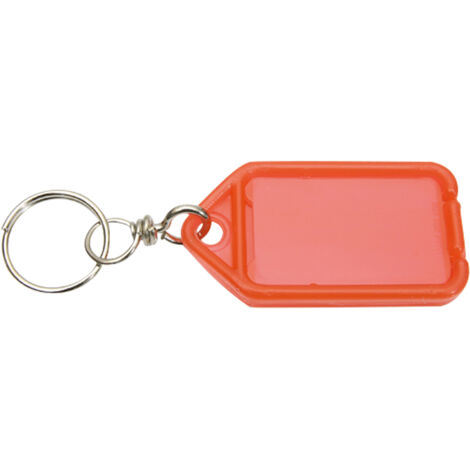 TARGHETTA PORTACHIAVI CON SEGNANOME mm. 50x30 con givolare cf. 100 pz  - Senza Marca