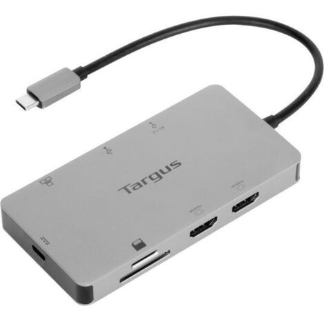 Targus DOCK423EU replicatore di porte e docking station per laptop Cablato USB 3.2 Gen 1 (3.1 Gen 1) Type-C Argento