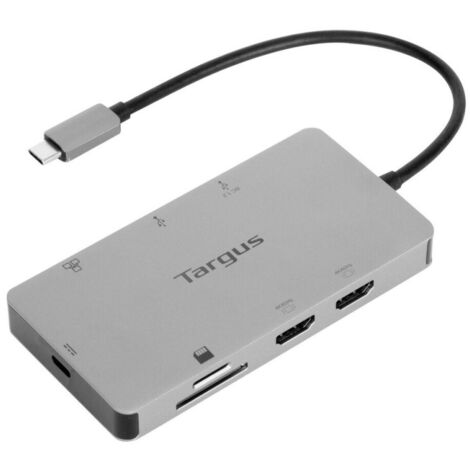 Targus DOCK423EU station d'accueil Avec fil USB 3.2 Gen 1 (3.1 Gen 1) Type-C Argent