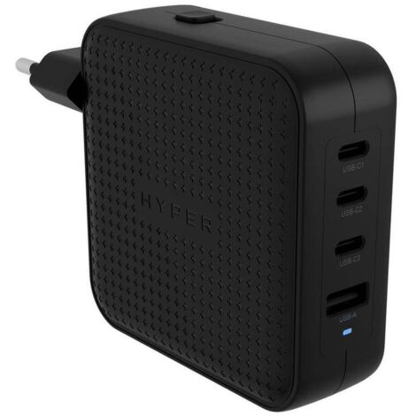 Targus HyperJuice 100W USB-C GaN Caricatore da Viaggio Nero