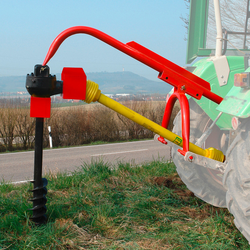 Dema - Tarière 3 points - 150 mm (6') pour tracteur Cat. 1