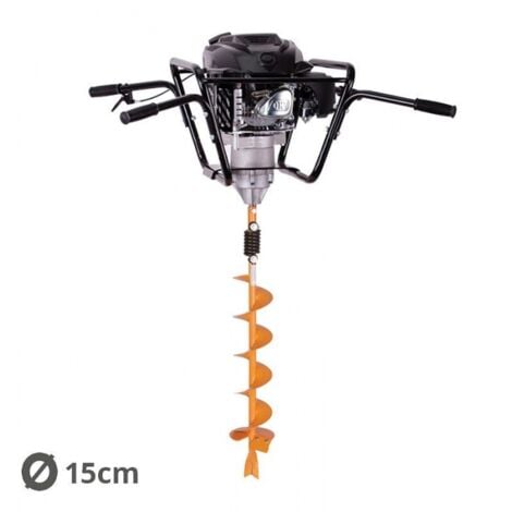 Tarière motorisée 4 temps 150 cm3 3,4 cv avec vrille 15cm Villager VPH 170