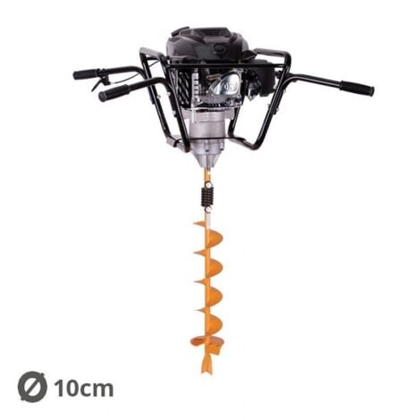 Tarière motorisée 4 temps 150 cm3 3,4cv avec vrille 10cm Villager VPH 170