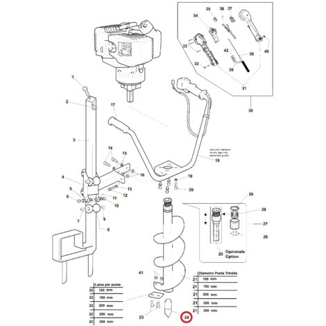 Tarière ORIGINAL ACTIVE modèles t143 - t152 021042