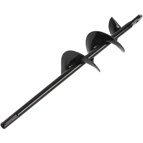 Tarière pour semoir, tarière pour jardinières, foret en acier, jardinière, tarière, outils de jardin, outil idéal pour les semis, 5 x 22 cm