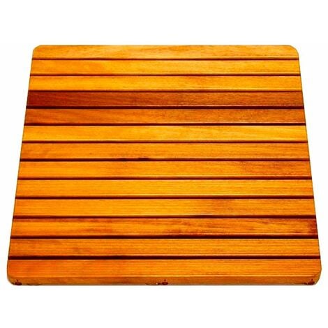 Tarima de madera antideslizante ducha Medidas 50X 50CM 119.30 Alfombrilla de ducha antideslizante de PVC, 50 x 50 cm