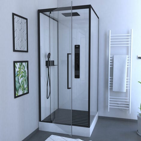 Tarima para ducha y baño rectangular 100 x 50 cm de madera de teca