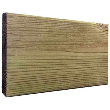 Tarima de Madera Exterior  Decoración Terraza y Jardín  2,8x12,5x300 cm. -