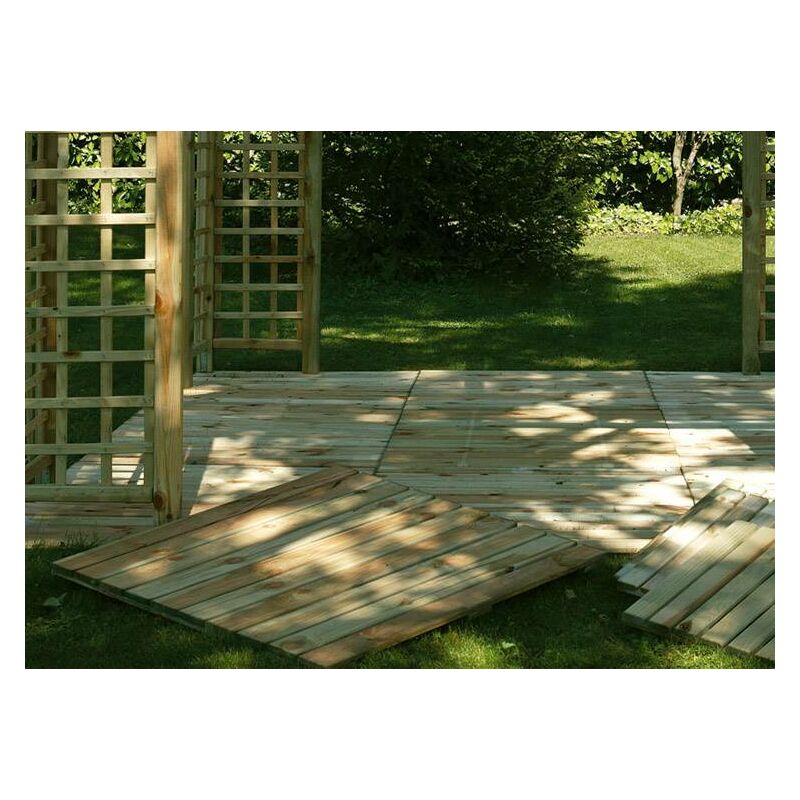 

Intermasnets - Tarima de madera natural 100x100cm