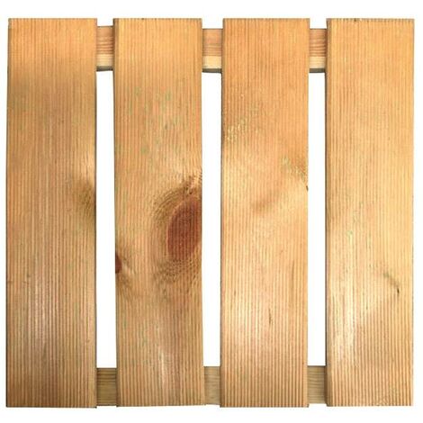 Tarima de madera natural 50x50cm