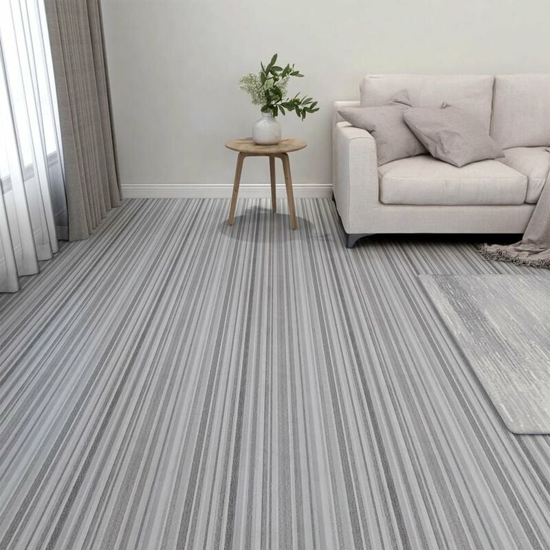 

Tarimas autoadhesivas 20 piezas PVC 1,86 m² gris claro