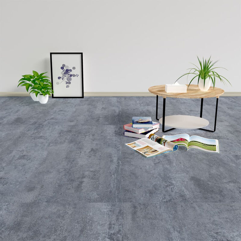 

Asupermall - Tarimas autoadhesivas 20 piezas PVC 1,86 m2 marmol gris