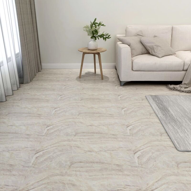 

Tarimas autoadhesivas 20 unidades PVC 1,86 m² beige