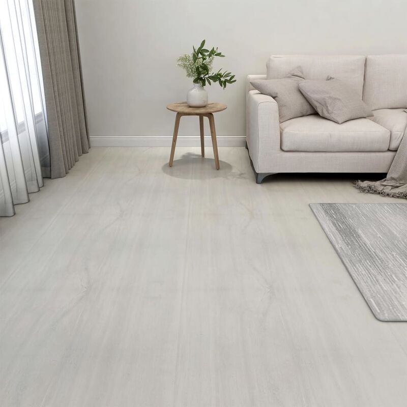 

Tarimas autoadhesivas 20 unidades PVC 1,86 m² crema