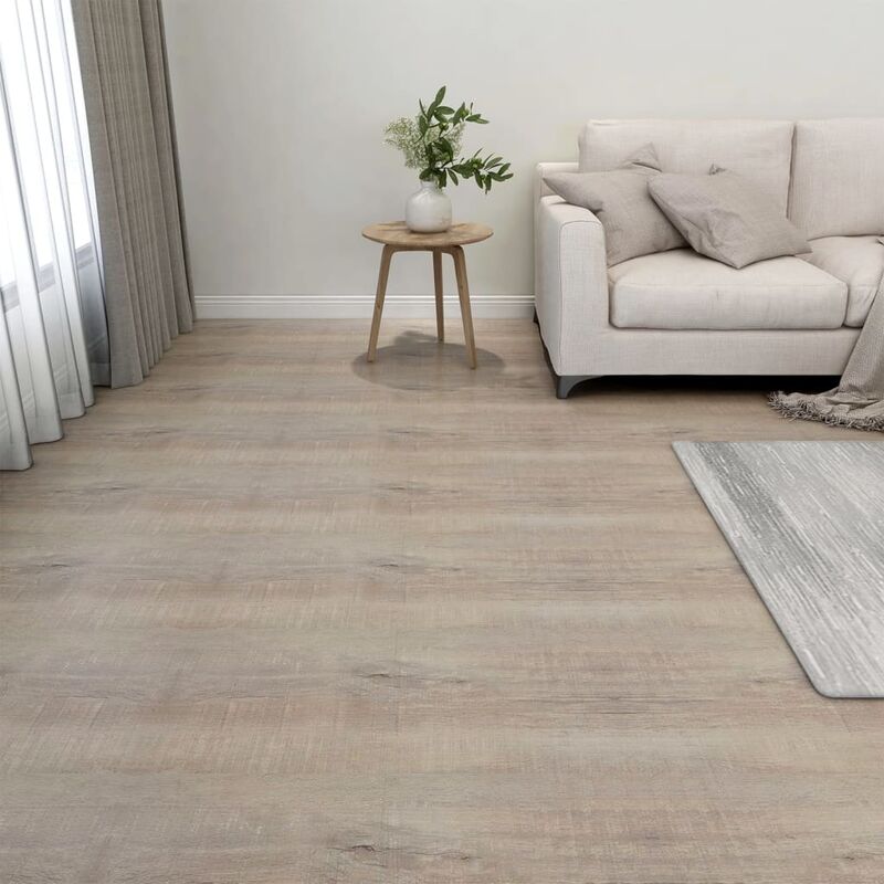 

Tarimas autoadhesivas 20 unidades PVC 1,86 m² gris taupe