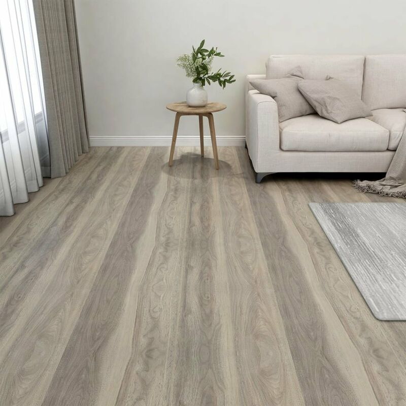 

Tarimas autoadhesivas 20 unidades PVC 1,86 m² gris taupe