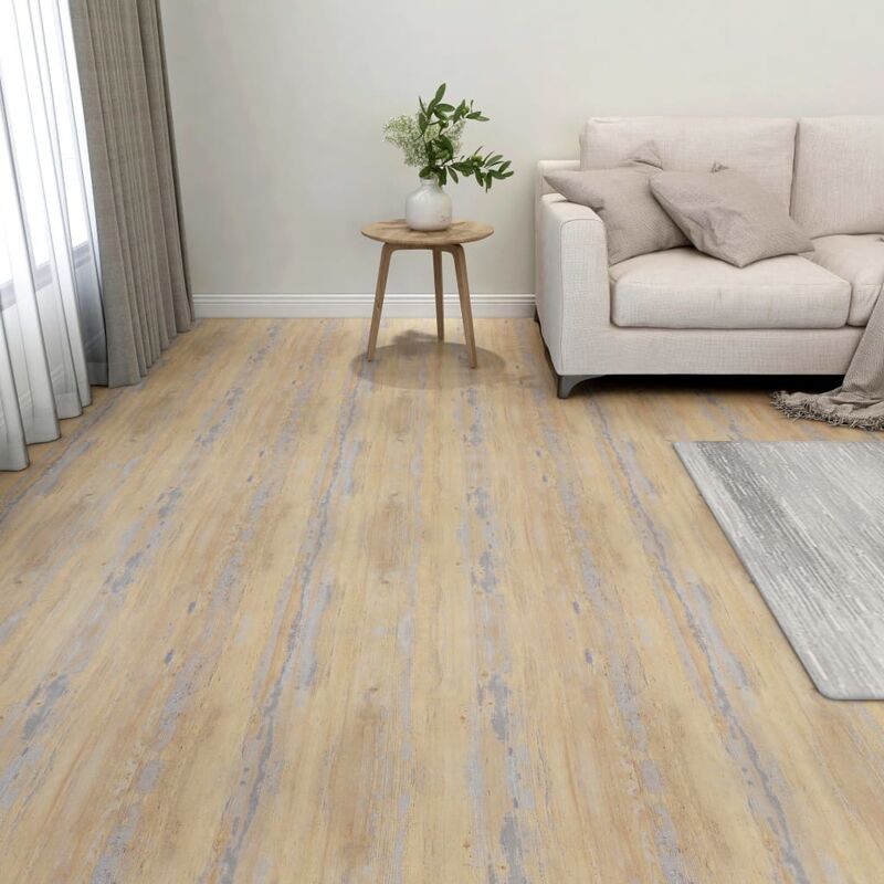 

Tarimas de suelo autoadhesivas 20 unidades PVC 1,86 m² marrón