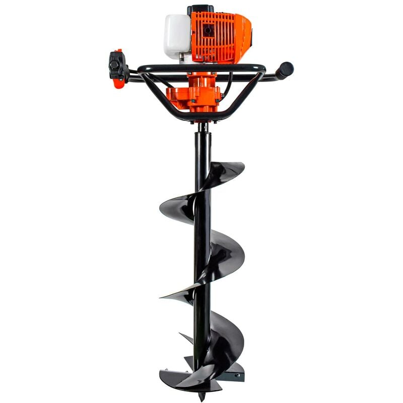 Boudech - Tarière à essence 62cc avec foret de 300 mm