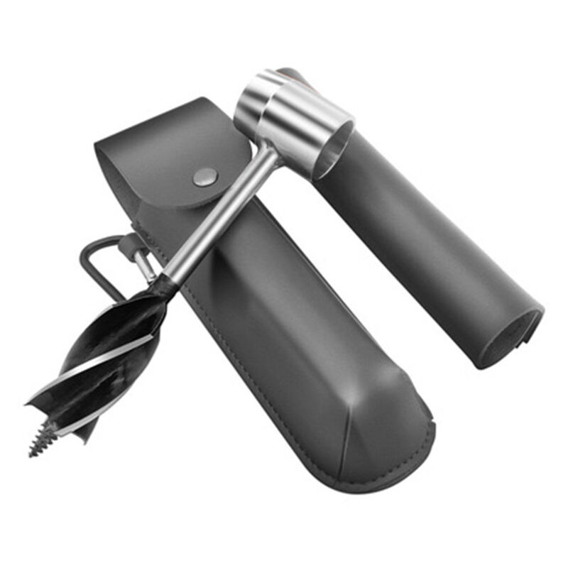 Mimiy - Tarière à main, perceuse à main, tarière de survie, perceuse de survie, outils de survie des colons, pour couper les sacs de matériel de