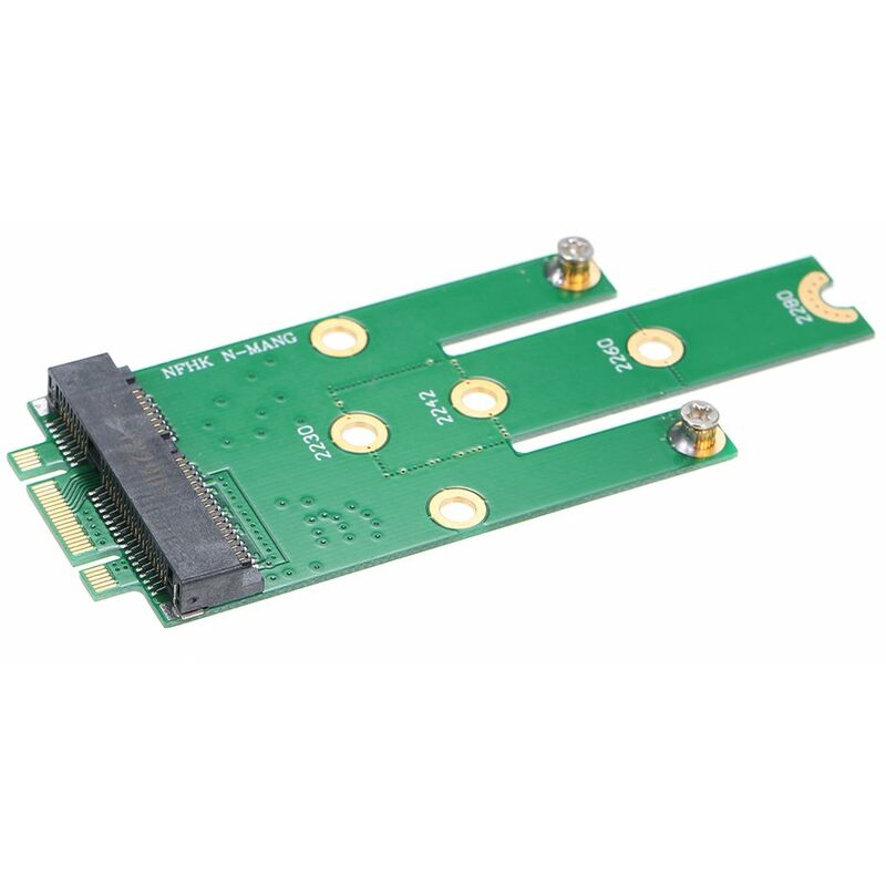 

Tarjeta adaptadora MSATA a NGFF Placa base SATA a M.2 NGFF MSSD Converter