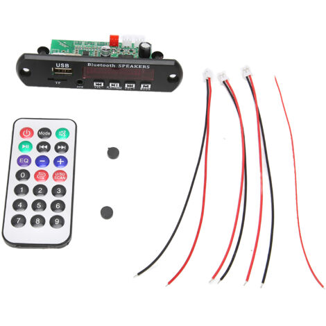 Tarjeta Bluetooth multifuncional para coche con pantalla LCD y control remoto