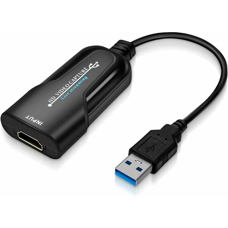 

Tarjeta de captura de video, Tarjeta de captura de video, Práctica tarjeta de captura HDMI Tarjeta de captura de video USB 2.0, Tarjeta de captura de