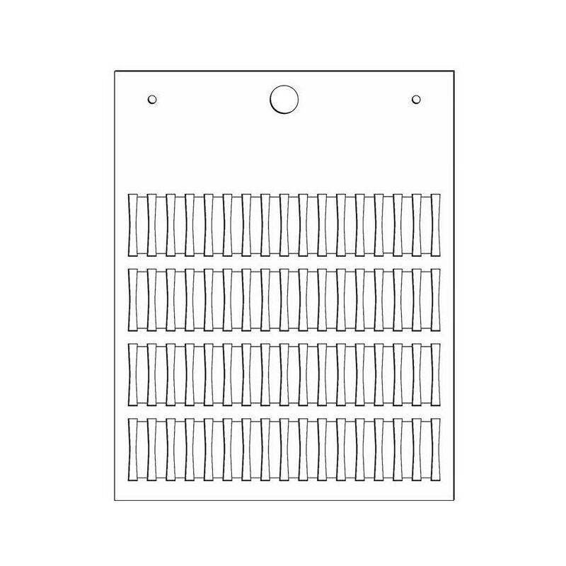 

Placa marcacable a Tarjeta MG-TPMF 4x12mm blanco