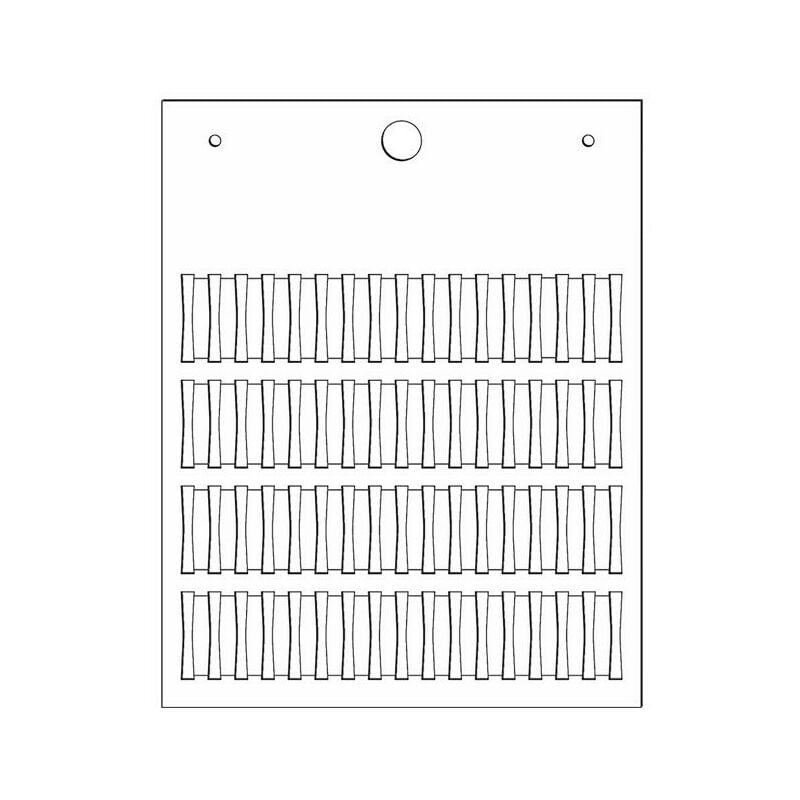 

Placa marcacable a Tarjeta MG-TPMF 4x20mm blanco