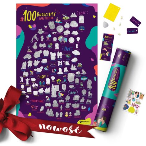 Tarjeta Raspadita 1DEA.me para Enamorados: 100 Ideas para Citas