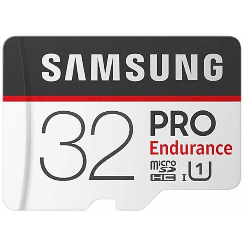 

Tarjeta SAMSUNG PRO Endurance 32GB TF Tarjeta de memoria Micro SD de alta velocidad compatible con 4K para el sistema de vigilancia del hogar Dash