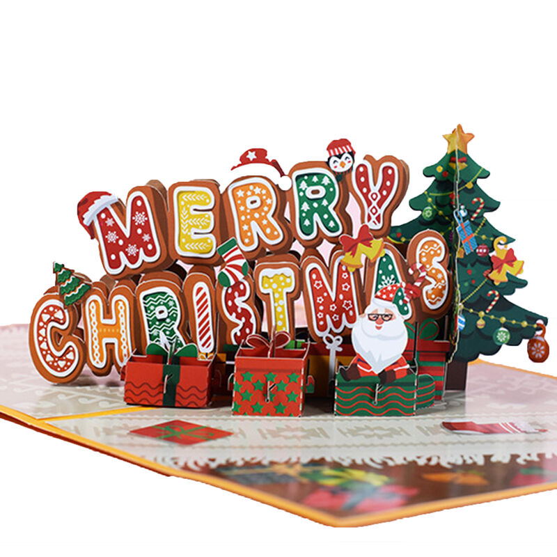 

Asupermall - Tarjetas navidenas emergentes 3D Tarjetas de felicitacion de feliz ano nuevo Tarjetas de felicitacion navidenas de Accion de Gracias con