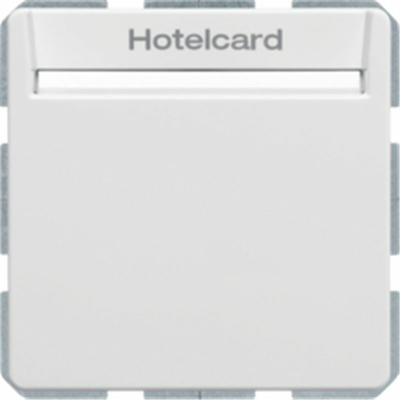 

Tarjetero Hotel Electronico Berker by 16406099 Blanco Mate - Hager