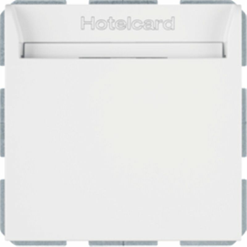 

Tarjetero Hotel Electronico Berker by 16408999 Blanco Brillo - Hager