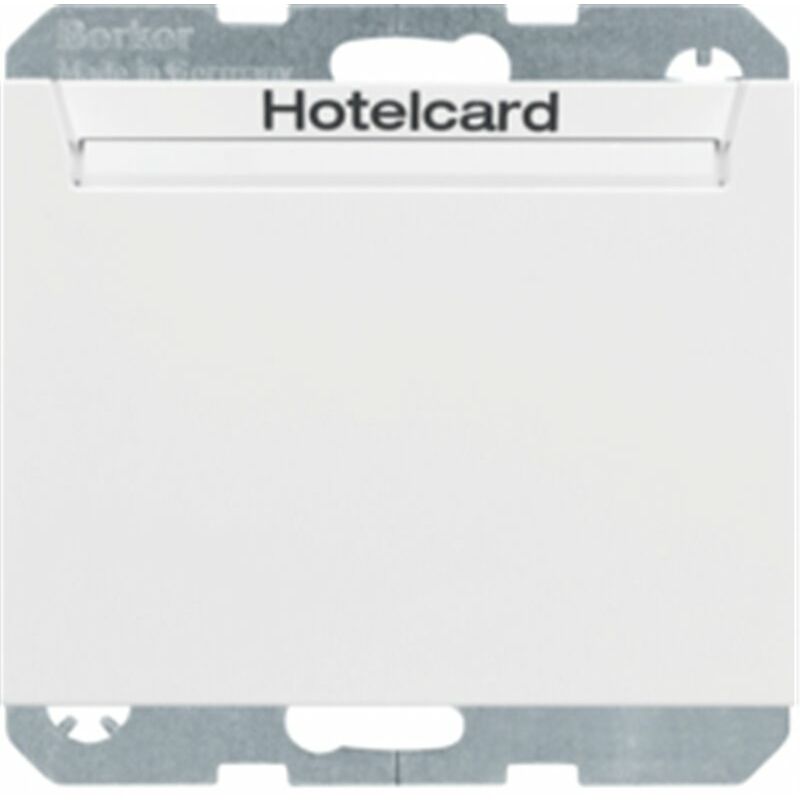 

Tarjetero Hotel Electronico Berker by 16417119 Blanco Brillo - Hager