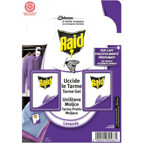 TARME GEL LAVANDA RAID 2 PZ- S.C.JOHNSON ITALY- 24,0 confezione